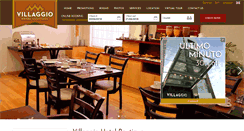 Desktop Screenshot of hotelvillaggio.com
